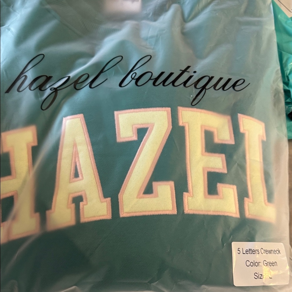 Hazel Green Sweatshirt for Women - Picture 2 of 2